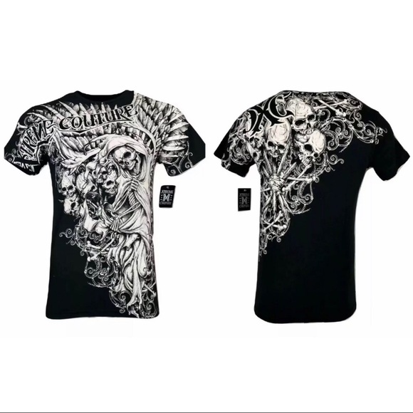 XTREME COUTURE by AFFLICTION Men T-Shirt NEMESIS - Picture 3 of 9